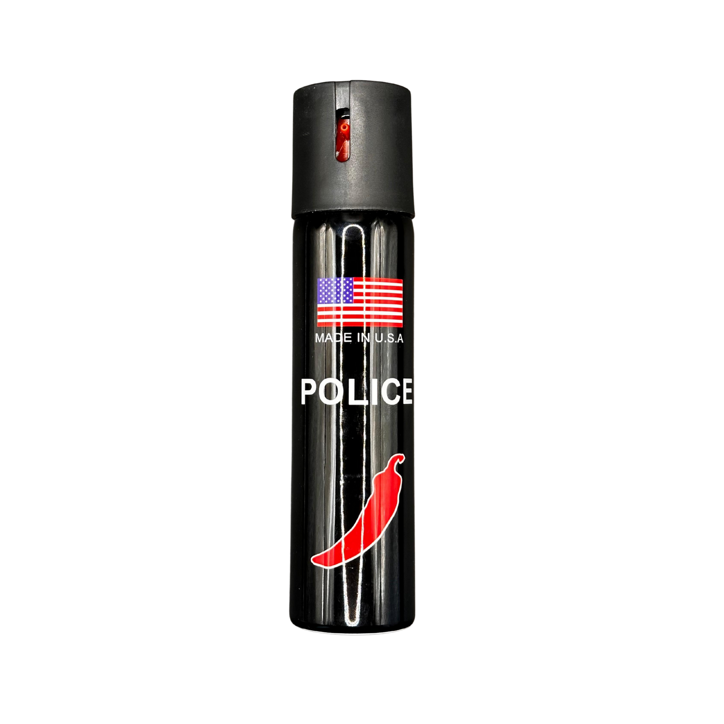Gas pimienta de defensa personal tipo Police y spray directo 110ml - police USA