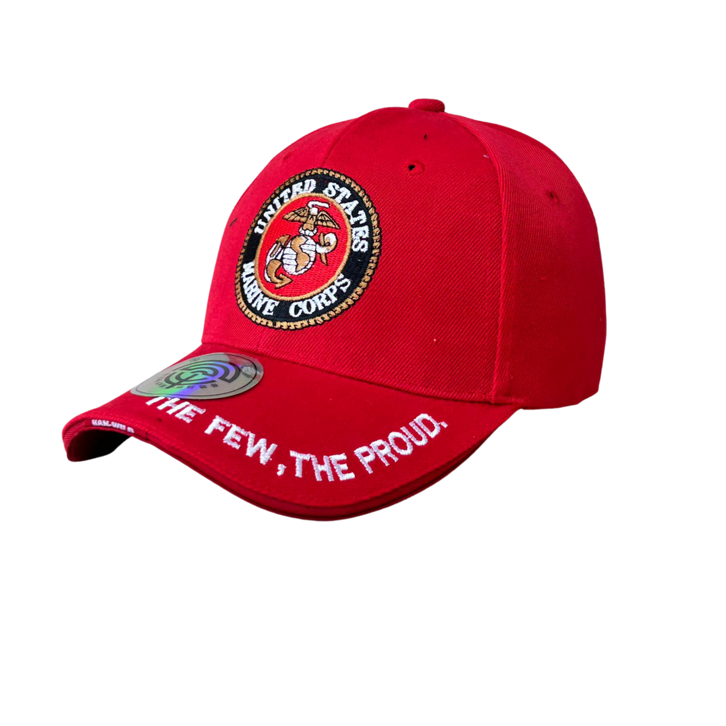 Gorra roja bordada United States Marine Corps unisex estilo casual