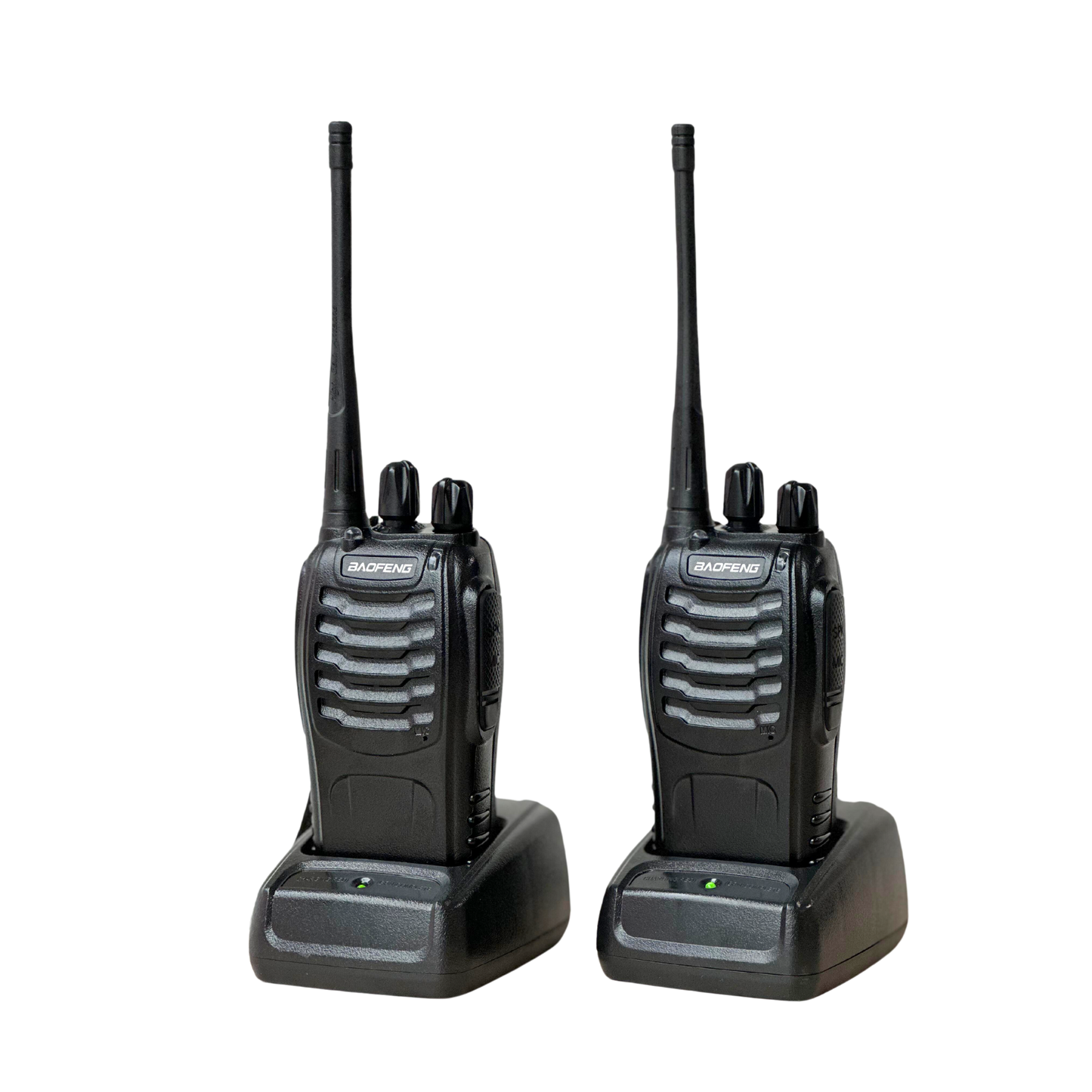 Radio comunicador portátil Baofeng bf-999s de largo alcance con base de carga – Set x2