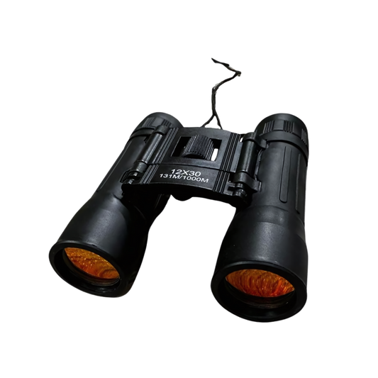 Binoculares compactos 12x30 con lentes revestidos antirreflejo para exteriores