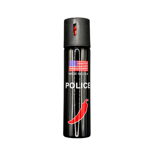Gas pimienta de defensa personal tipo Police y spray directo 110ml - police USA