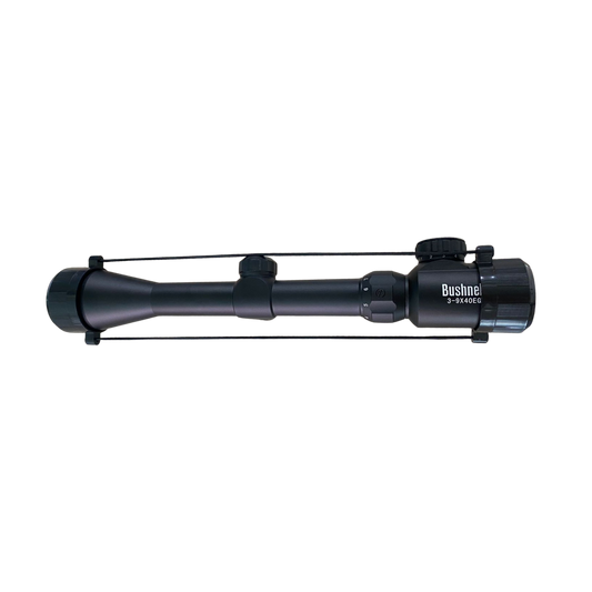 Mira telescópica Bushnell 3-9x40EG con ajuste de aumento y retícula iluminada