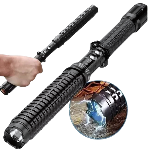 Linterna Bastón hy-x10 eléctrico de defensa personal tipo táser con diseño antideslizante